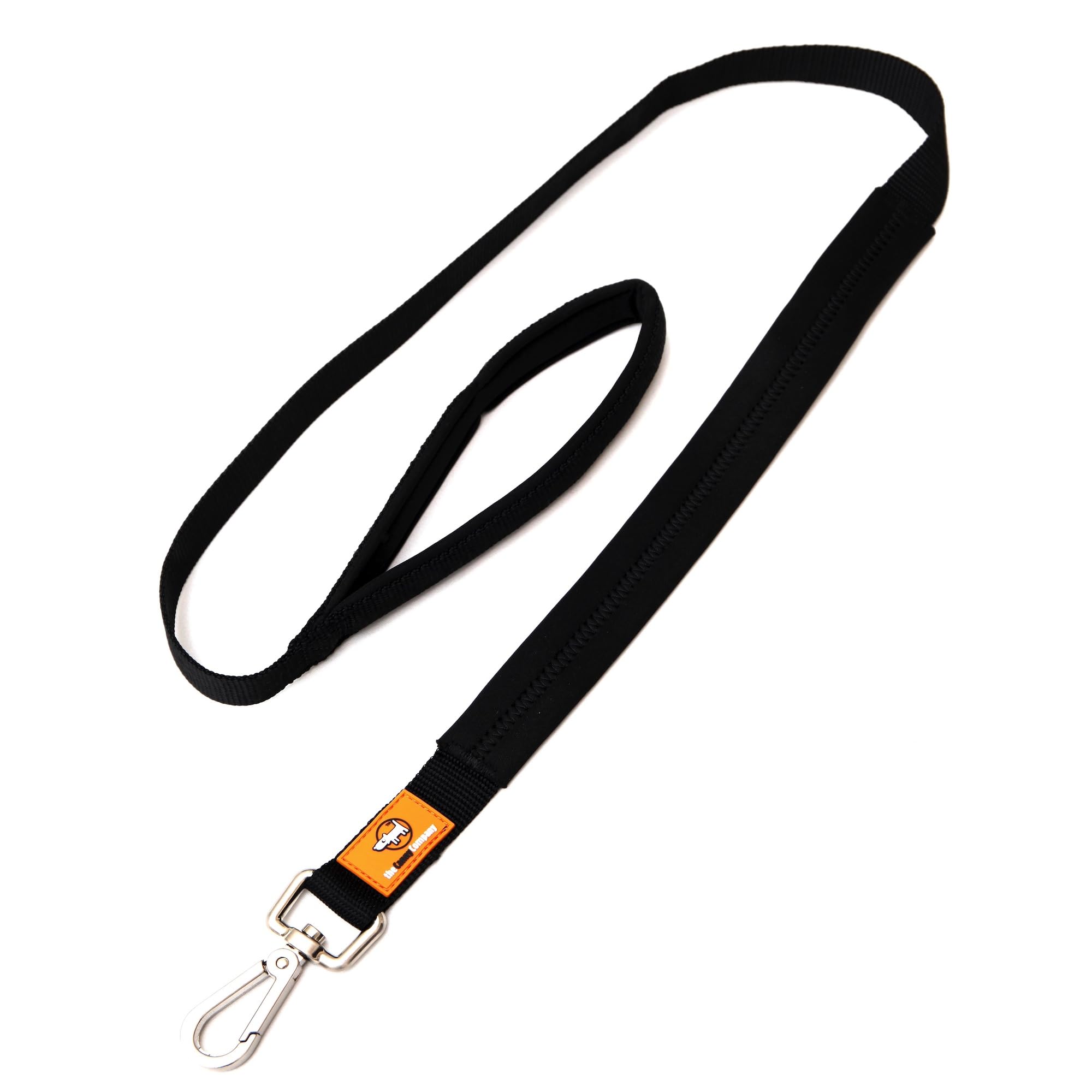 Canny Lead – Anti‑Pull Dog Lead for Head Collars incl. Canny Collar | Soft PVC Leather Grip | Encourages Calm Walking – 120cm x 25mm, Black