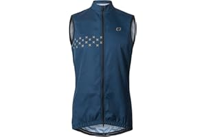 CATENA Men's Windbreaker Vest Windproof Sleeveless Jacket Visibility Safety Gilet Super-Light Coat Active