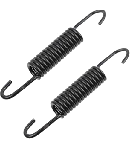 uxcell 4 Pcs 59mm Swivel Universal Muffler Exhaust Pipe Spring for