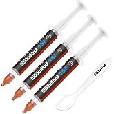 SYY Thermal Paste 15g CPU Compound with Toolkit for CPU/GPU/All Coolers | Carbon Formula; Fast Heat Transfer; CPU/GPU Compatible; Easy Application; Reliable Cooling