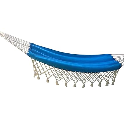 Hangit Cotton Hammock (Ocean Blue, 320 Centimeters)