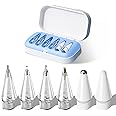 6Pack Replacement Pencil Tips for Apple Pencil Pro/2nd Gen/1st Gen/USB-C，Upgraded iPad Pen Tips with Storage Case, IPad Pro Pencil Tips Sets, Accessories for Apple Pencil （Blue 6 in 1）