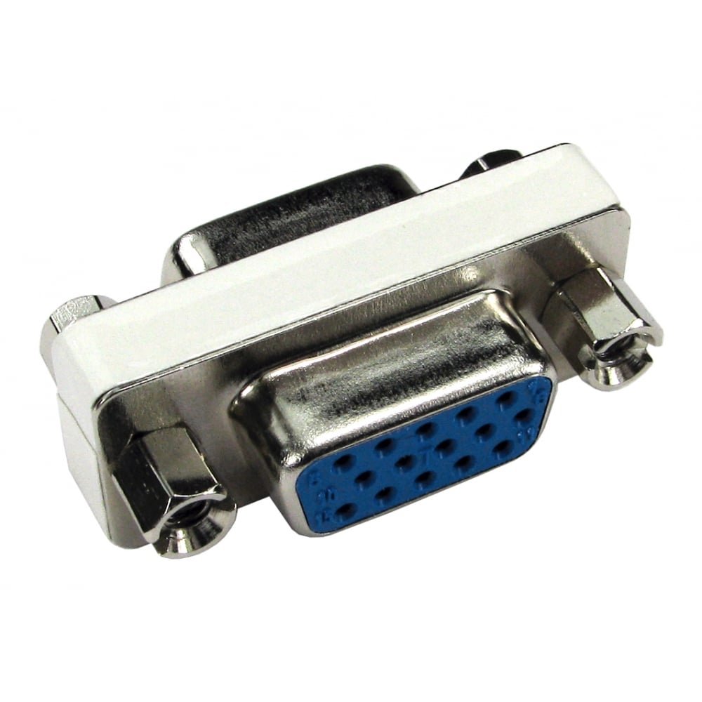 rhinocables VGA Joiner 15 Pin Female to Female SVGA Adaptor Coupler Extend Cables Inline Gender Changer