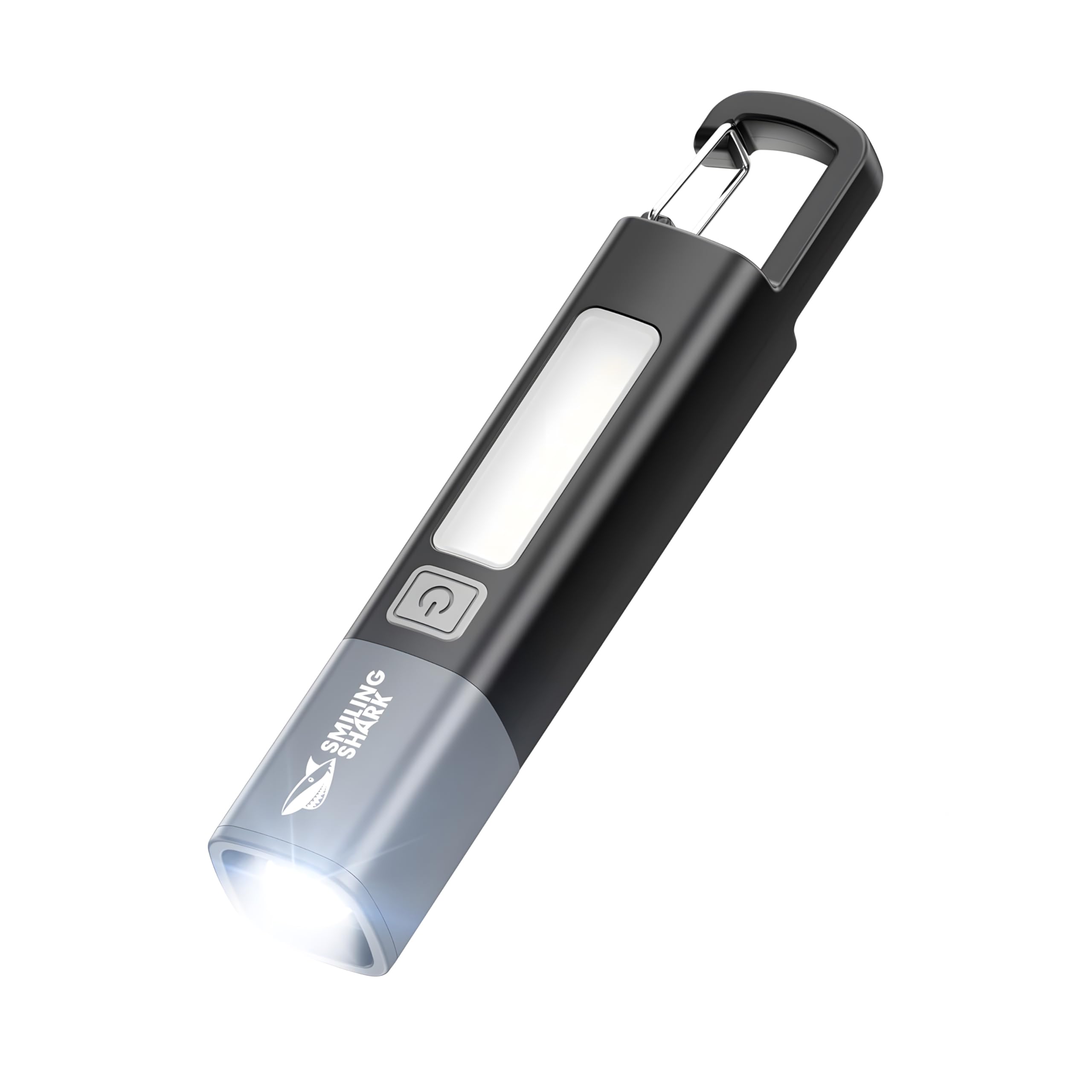 Photo 1 of 1200mAh Portable Torch LED Work Light, COB Side G1 Flash Light, 3 Modes Zoomable Focus White Waterproof Powerful Super Bright EDC, Outdoor Emergency, Mini-Rechargeable, Camping Flashlight (1, Black)