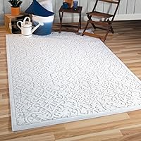 Orian Rugs Boucle Collection 397086 Indoor/Outdoor High-Low Biscay Area Rug, 7