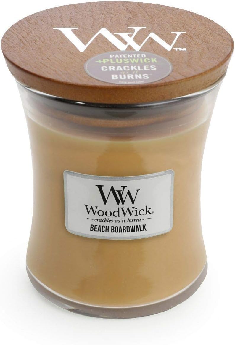 Woodwick Beach Boardwalk Candle, Medium Candles & Holders