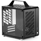 Mechanic Master C25 Plus Compact Aluminum ITX PC Case | Portable carry handle, 13.1L,162mm Cooler, 269mm GPU,CNC aluminum frame,SFX recommended for easy assembly