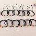Jstyle 12Pcs Lava Bead Bracelet for Women Men Essential Oil Beads Chakra Yoga Bracelets Set