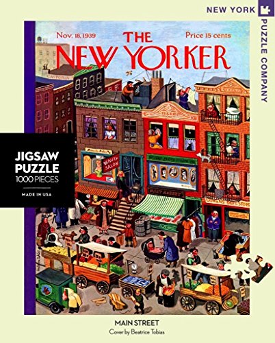 New York Puzzle Company - New Yorker Main Street - 1000 Piece Jigsaw Puzzle
