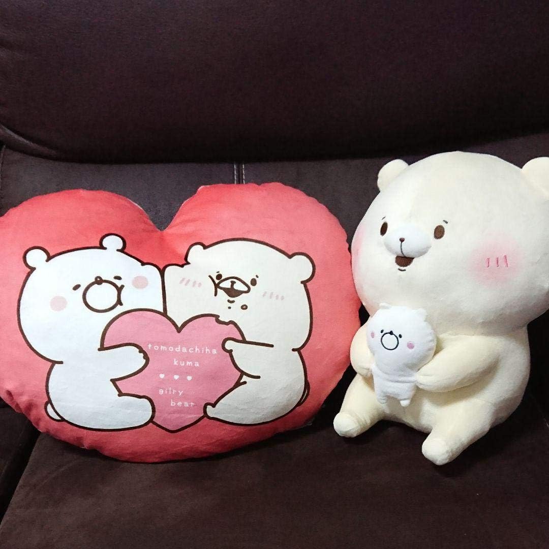 Amazon ガーリーくまさん ともだちはくま コラボ クッション ぬいぐるみ セット ぬいぐるみ ホビー