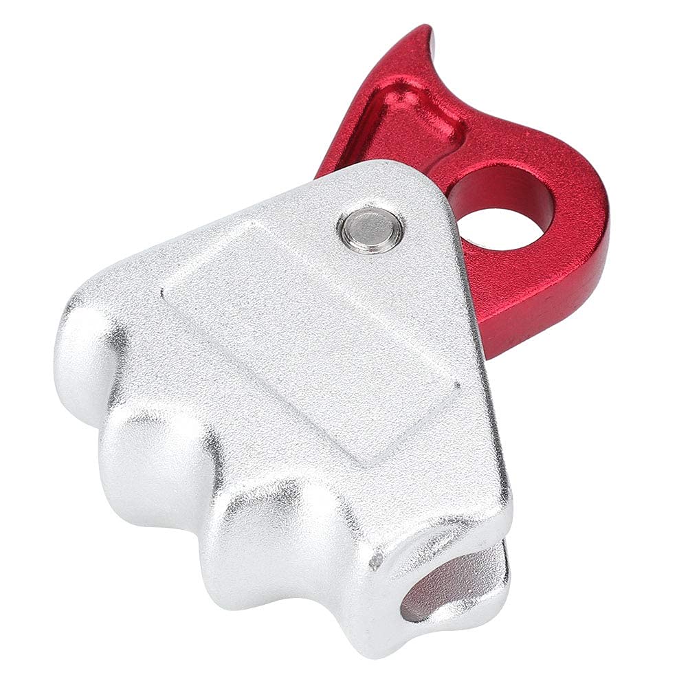 Climbing Rope Grab Al-Mg Alloy Guided Type Fall Arrester Work Positioning Device for Outdoor Rock Climbing