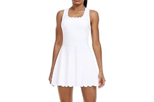 ATTRACO Women Tennis Dress with Shorts Workout Golf Skirts with Pockets Athletic Dresses