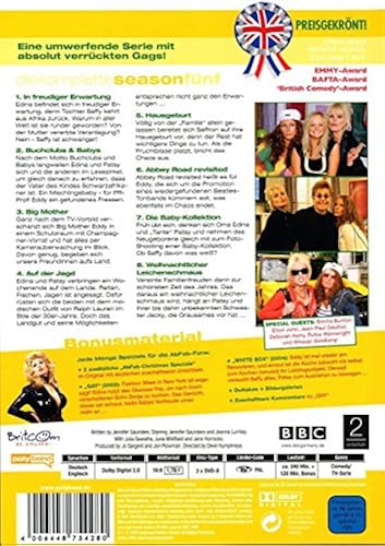 Absolutely Fabulous Season fünf (2 DVDs) [Import allemand] in