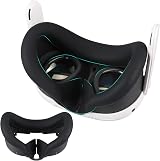Baomaeyea VR Silicone Cover Eye Pad for Meta Quest 3, Sweatproof Lightproof view 1