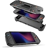 FIWWAT Protective Case for Nintendo Switch 2 (2025), TPU Middle Frame & PC Front Protector 360° Protection, Non-Slip Ergonomic Grip, Shockproof & Anti-Scratch Shell Cover, Black