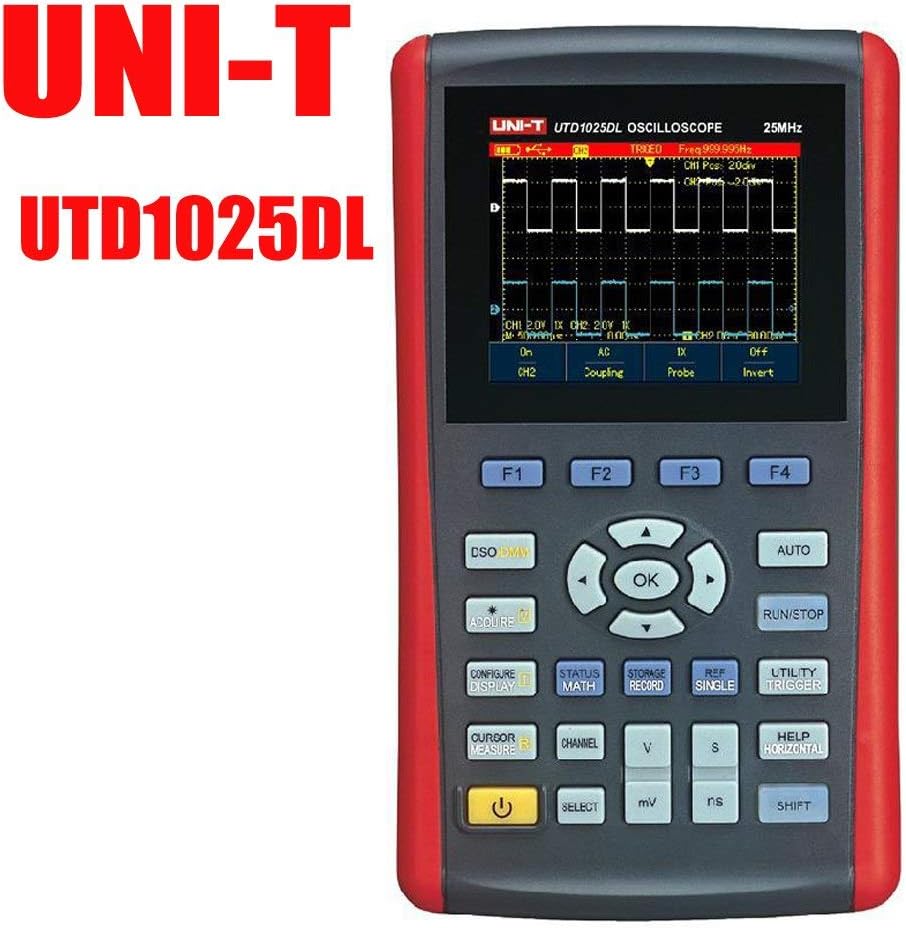 Skyking UNI-T Hand Held Oscilloscope 25 MHz 2 Channel DUAL UTD 1025DL