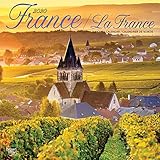 France La France 2020 12 x 12 Inch Monthly Square Wall Calendar with Foil Stamped Cover, Travel Euro by 