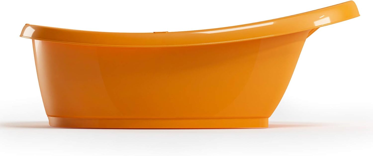 OKBABY Onda Baby Compact Bath for Baby 0-12 Months - Yellow, 1 Unità (Confezione da 1) - Image 4