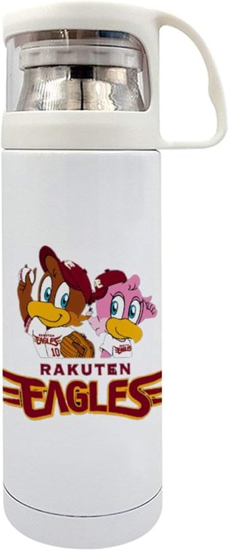 Amazon 保冷保温マグカ 东北楽天ゴールデンイーグルス Tohoku Rakuten Goldeneaglesスポーツボトル 直飲み 保冷 保温 真空断熱タンブラー ステンレス 携帯便利 登山 White 水筒 マグボトル オンライン通販