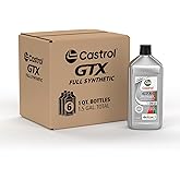 Castrol GTX Full Synthetic 0W-20 Motor Oil, 1 Quart, Pack of 6