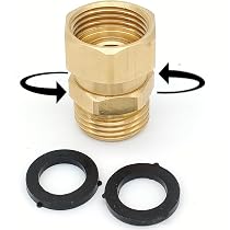 Amazon.com: Garden Hose Swivel Adapter Fitting,Pressure Washer Gun ...