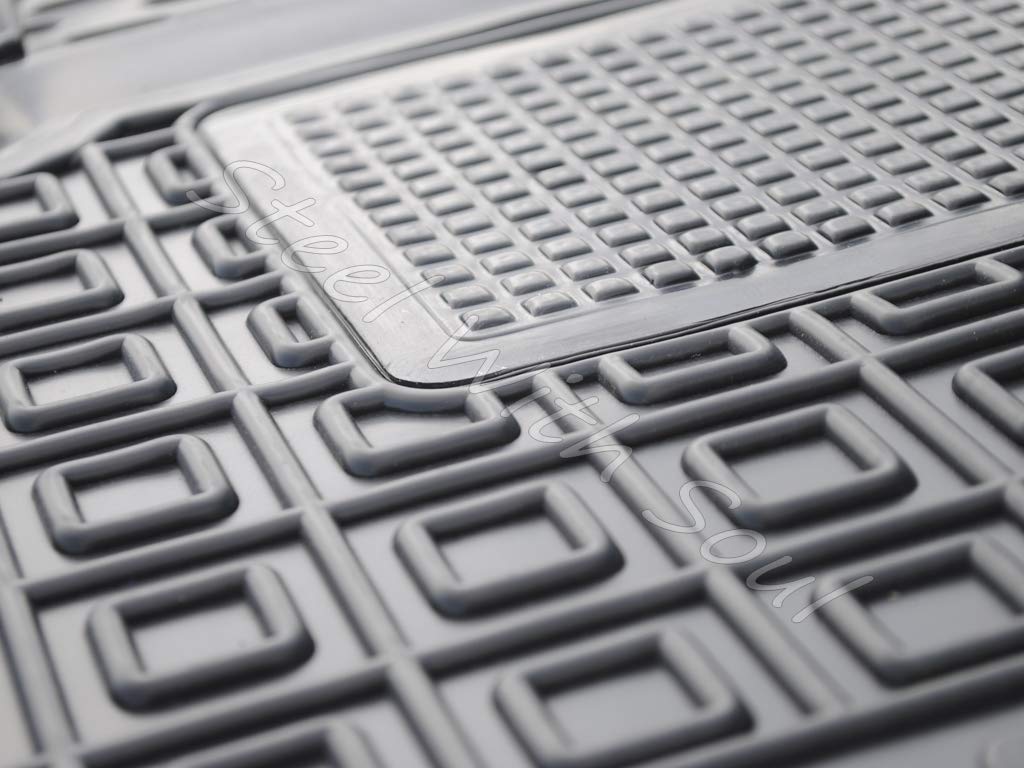 Fully Tailored Rubber Set Of 5 Car Floor Mats Carpet For Seat