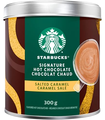 STARBUCKS SIGNATURE HOT CHOCOLATE Mix, 40% Cocoa, Proudly Prepared