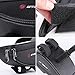 Wallfire Bike Phone Mount Bag Bicycle Frame Bike Handlebar Bags with Waterproof Touch Screen Phone Case Bicycle Phone Holder Storage Bag_Black