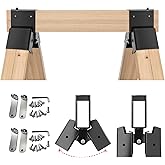 2-Pack Heavy Duty 2x4 Target Stand Brackets, A-Frame Swing Set Hardware with All Hardware & Tool, Adjustable Angle Brackets for Shooting Targets, Archery Backstop, Outdoor Gym
