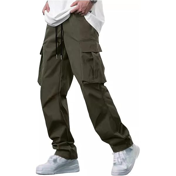 Amazon.com: Comdecevis Men's Casual Cargo Pants Workout Joggers