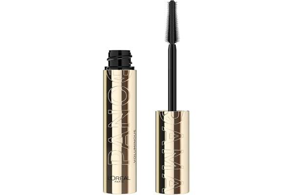 L’Oréal Paris Voluminous Panorama Mascara, Volumizing and Lengthening Mascara, Washable Longwear and Smudge Resistant Make Up