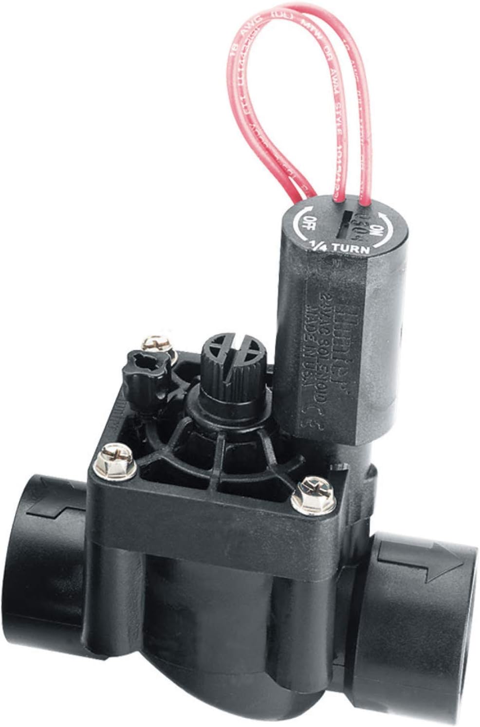 Hunter Industries RTL0502PGV101G Hunter 1" PGV Irrigation Valve, Black, small : Stationary Lawn And Garden Sprinklers : Garden & Outdoor