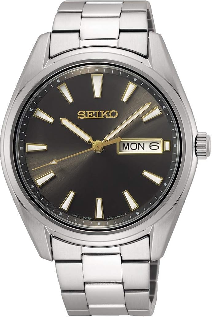 Seiko Men's Analogue Japanese Quartz Watch with Stainless Steel Strap