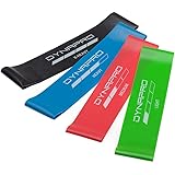 DYNAPRO Resistance Bands- Mini Precision Loop Exercise Bands with E-Quickstart Workout Guide Perfect for any Home Fitness Training Program