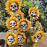 U/D Halloween Skull Sunflower Simulation