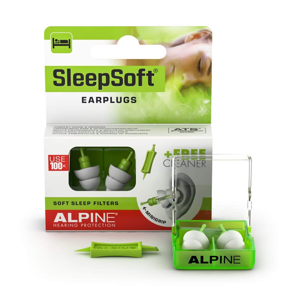 Alpine SleepSoft Sleep Ear Plugs Sleeping Ear Plugs Reduce Snoring