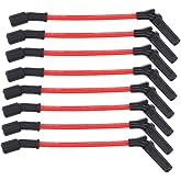 NewYall Pack of 8 10.5mm Spark Plug Wires | for Cadillac Escalade Hummer H2 Pontiac G8 Chevrolet Avalanche Camaro Colorado Impala P30 Suburban Tahoe GMC Canyon Savana