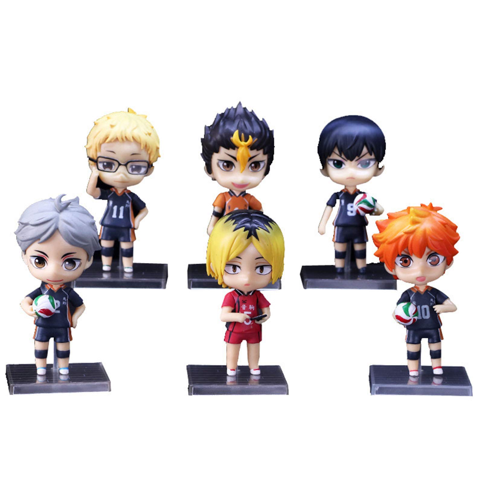 Haikyuu Figure, Anime Shoyo Hinata Daichi Oikawa Tooru Nekoma High School Doll Toys
