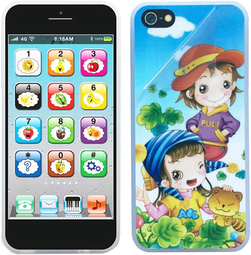 Education Precoce Bebe Telephone Bebe Smartphone Jouet Telephone Pour Enfants Avec 8 Options De Jeu Telephone De Jeu Pour Bebes Et Tout Petits Noir Jeux D Imitation Jeux Et Jouets Thac Or Th