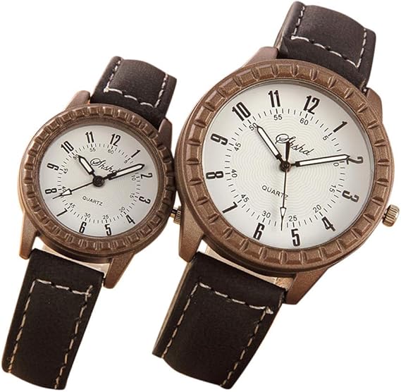Amazon Rigmookj 腕時計 カップル お 揃い 高級 人気 気質 カジュアルスポーツ レザーウォッチ 通勤 旅行バレンタインデー 大学生 卒業式 成人式 プレゼント 4色 並行輸入品 レディース腕時計 腕時計 通販
