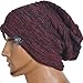 Stylish Unisex Slouchy Crease Knit Beanie Long Hat