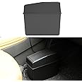 Hawyet 1 PC 3R Car Trash Can, 7.8In x 8.2In x 3.9In Waterproof Plastic Storage Box with Automatic Closing Lid, Universal Multifunctional Waste Container with Fixed Clip for Truck SUV Car (Black)