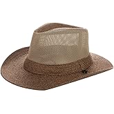 Wide Brim Straw Panama Hat Fedora Beach Sun Hat UPF50+ Unisex Fishing Hats
