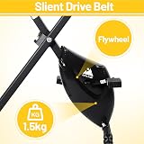 EVOLAND 265LBS Foldable Exercise Bike with LCD Display 8 Resistance Levels view 5