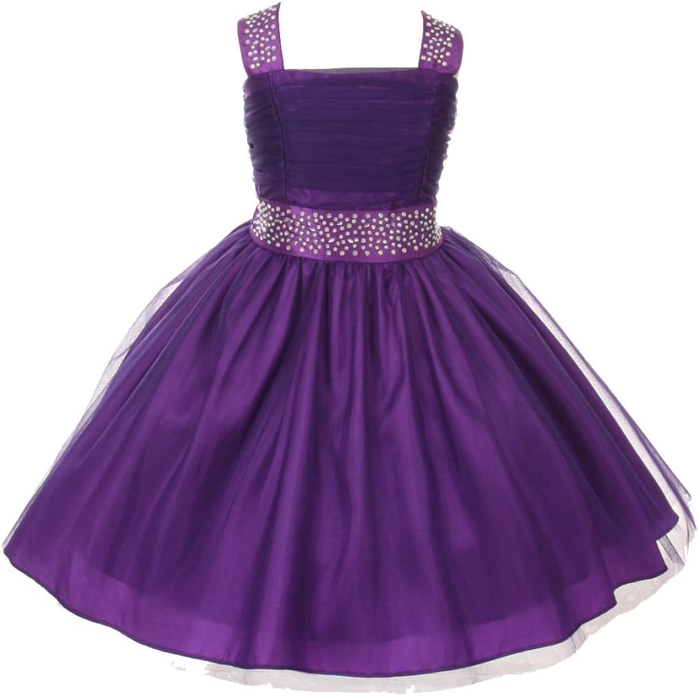 SOFYANA Baby - Girl's Netted Princess Frock_S_D_149_Purple
