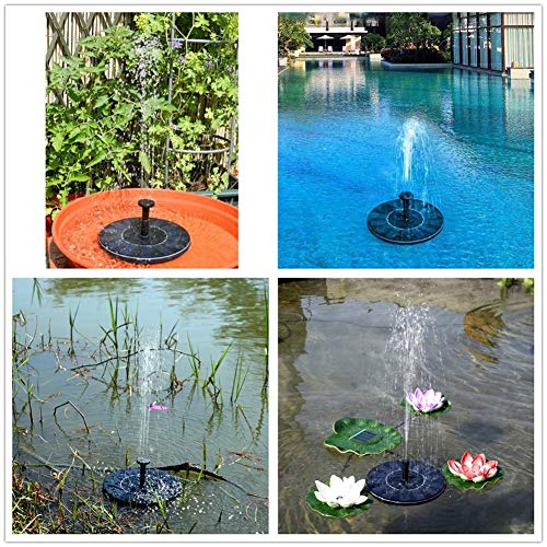image for GEM Solar Water Fountain BrandNew 2019, Solar Powered Fountain Pump, 1