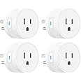 EIGHTREE Smart Plug Alexa, Smart Outlet, Works with Alexa, Google Home and SmartThings, WiFi Smart Plugs with APP Remote Cont