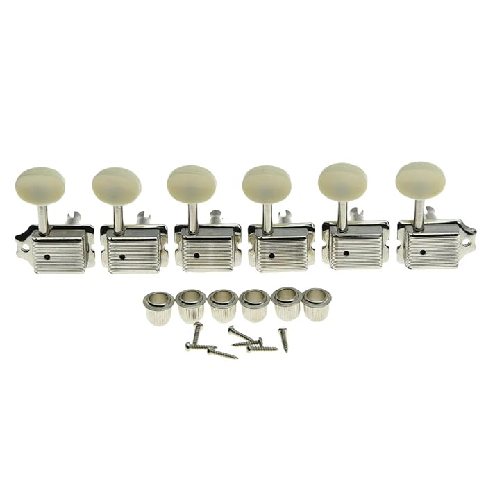 Buy Dopro Nickel with Aged White Button Split Shaft Vintage Guitar