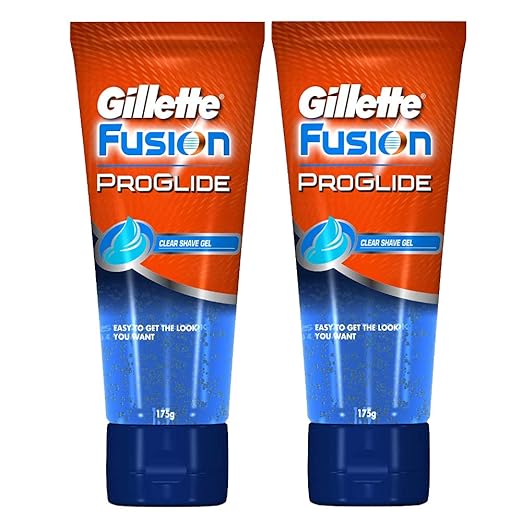 Gillette Fusion Proglide Clear Shave Gel 5.9 oz (Pack of 2) Amazon.co