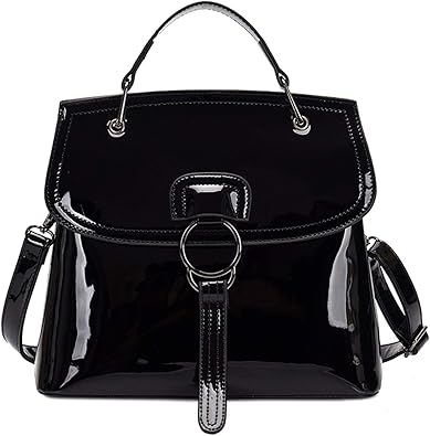 patent leather bags amazon
